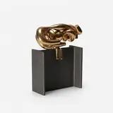 La Maja by Miguel Berrocal, 1977-1978, polished bronze, steel, sold Sep 2015