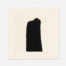 Heimaey III by Richard Serra, 1991, etching on Fabriano Murillo paper, sold Sep 2015