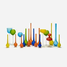 Carlo Moretti, collection of twenty vessels, c. 1960, glass