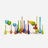 Carlo Moretti, collection of twenty vessels, c. 1960, glass