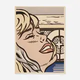 Roy Lichtenstein, Shipboard Girl, 1965, offset lithograph on paper