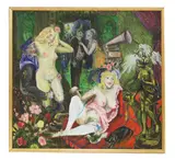 Gabriel Summers, Untitled, oil on board 92 x 84cm .