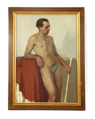 Boris Sporykhin, Untitled, 1951 Oil on canvas 90 x 62cm