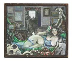 Untitled by Gabriel Summers, oil on board 67 x 80cm Gabriel Summers, sold Feb 2020
