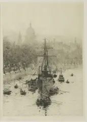 William, Untitled, ST PAUL'S BEYOND Etching