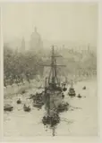 William, Untitled, ST PAUL'S BEYOND Etching