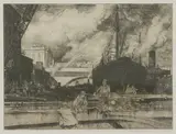 Frank Brangwyn, Untitled, FRANK BRANGWYN (1867-1956) LONDON BRIDGE Etching