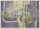 Anne Spalding, Untitled, ANNE SPALDING (1911-1948) CIRCLE LINE Lithograph printed in colours