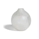 Espalion Vase by René Lalique, frosted and polished glass, molded 'R, sold Jul 2024