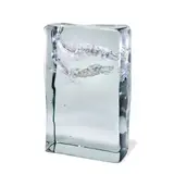Alfredo Barbini, Aquarium Block Crayfish Sculpture, internally decorated glass, engraved 'A Barbini'