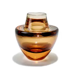 Mario Pinzoni, Large Vase, for Seguso Vetri d'Arte, sommerso glass, remnants of paper label