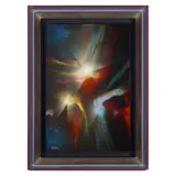 Leonardo M. Nierman, Untitled, acrylic on masonite