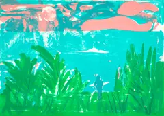 Romare Bearden, (1979 Gerlburd 98), Screenprint in colors on Arches paper