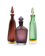 Paolo Venini, Three Inciso Bottles