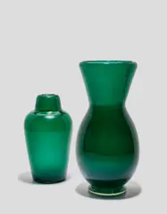 Cristallo Pulegoso Induto Vase by Flavio Poli, for Seguso Vetri d'Arte, blown glass with trapped air bubbles, with paper label 'SEGUSO VETRI D'ARTE MURANO' and engrave, sold Aug 2024