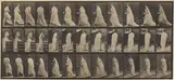 Eadweard Muybridge, Animal Locomotion (Plate 97), 1887, Collotype; with caption on separate sheet