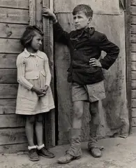 Walter Rosenblum, '"Brother & Sister", Spanish Refugees, Toulouse, France', 1946, Gelatin silver print