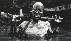 David Yarrow, Warrior Portrait, The Omo, Ethiopia, 2013, Gelatin silver print