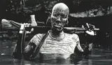David Yarrow, Warrior Portrait, The Omo, Ethiopia, 2013, Gelatin silver print