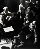 Herman Leonard, Charlie Parker with the Metronome All Stars (Billy Bauer, Eddie Safranski, Lennie Tristano), 1949, Gelatin silver print