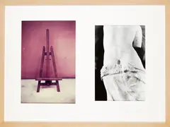 Untitled (Diptych) by Ralph Gibson, 1997, Diptych comprising one chromogenic print and one gelatin silver print, sold Apr 2024