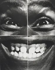 Crossmasks 1 by Renée Cox, 1992, Gelatin silver print; accompanied by a Robert Miller Gallery label, sold Apr 2024
