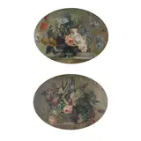 Ecole française, Paniers de fleurs