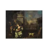 François Xaver Hendrik Verbeeck, L'accolade musicale, oil on panel