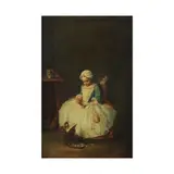 Jean-Baptiste Chardin, La petite fille aux cerises, oil on panel
