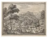 Pieter van der Borcht II, The Temptation (Malorum caput superbia), from Hendrik Barrefelt's Imagines et figurae bibliorum, Etching, 1586, on laid paper, a very good impression