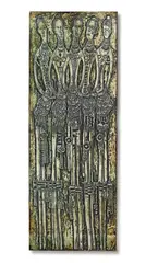 Bruce Onobrakpeya, Emete Erinvbin III, metal foil relief