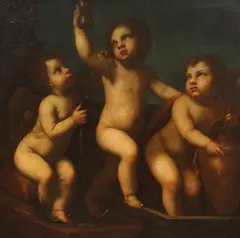 Bolognese School, An Allegory of Life, oil on canvas
