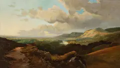 On the Swale by Edmund John Niemann, oil on canvas, offered Nov 2024