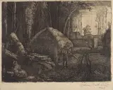 Graham Sutherland O.M., Pecken Wood (Tassi 21), Etching, 1925, on laid paper