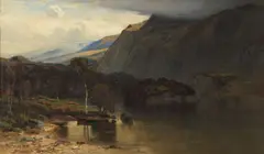 George Gray, Highland loch, oil on canvas