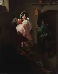 William John Wainwright, Rws, Rba, The drunkard, oil on canvas