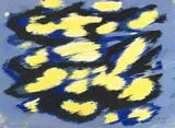 William Gear Ra, Seascape No. 4, gouache, watercolour and chalk