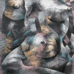 Wisdom, Bodyscape IV, acrylic on canvas