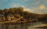 William Pitt, On the Yare, oil on canvas