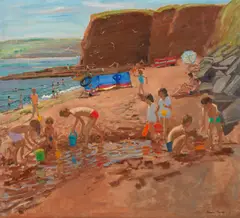 Andrew Macara N.E.A.C., 'Torquay', oil on canvas