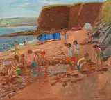Andrew Macara N.E.A.C., 'Torquay', oil on canvas
