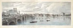 Thomas Mann Baynes, 'Proposed Improvements on the Bank of the Thames', ten lithographs including a titled prospectus page and a smaller print