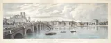 Thomas Mann Baynes, 'Proposed Improvements on the Bank of the Thames', ten lithographs including a titled prospectus page and a smaller print