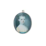Penelope Carwardine, Portrait of a child, watercolour
