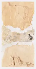 Per Kirkeby, Ohne Titel, 1999, Monotypie auf Velin