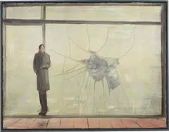 pflanzen by Norbert Schwontkowski, 2000, Öl auf Leinwand, sold Jun 2021