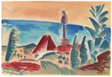 Karl Schmidt-Rottluff, Ostseelandschaft am Morgen