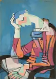 Jeanne Mammen, Lesender Knabe