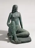 Heinrich Kirchner, Sitzende, 1935, Bronze mit grüngrauer Patina. Höhe: 93 cm (36 ⅝ in.)