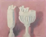 Vladimír Komárek, Still Life with a Cup and Glass